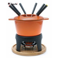 Sarchi Emailliertes Gusseisen-Fondue-Set